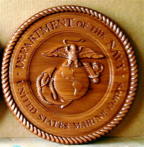 Military Carved Wood Plaques For Units Individuals