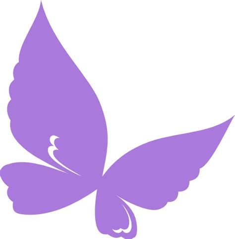 Purple Butterfly Clip Art Clipart Best