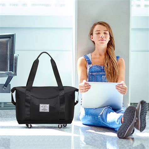 Duffel Bag under $5! Xqxayjr Large Capacity Folding Duffel Bag with