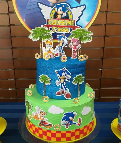 Bolo do sonic 70 ideias para uma decoração criativa e colorida Artofit