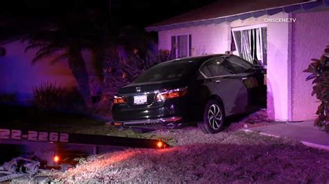 16 Year Old Driver Slams Into Home After High Speed Chase In Simi