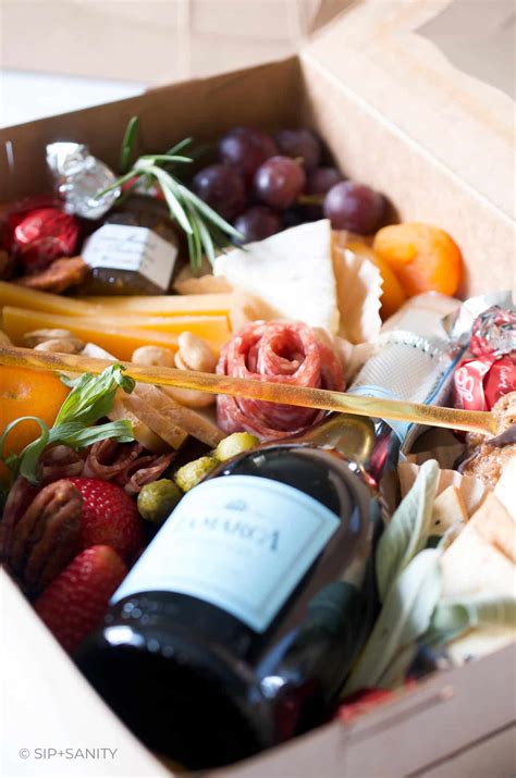 How to DIY Individual Charcuterie Boxes for Parties • Sip + Sanity