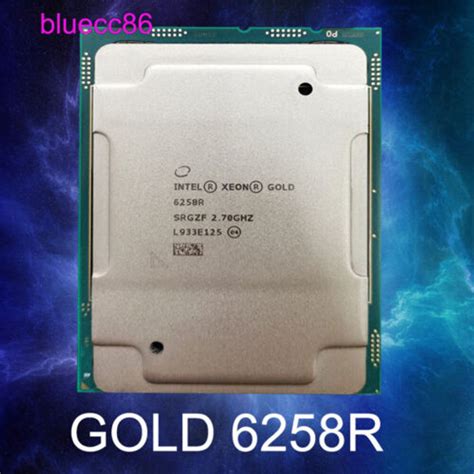 Intel Xeon Gold 6258R 2.70Ghz 28Core 56Threads Lga3647 Cpu Processor ...