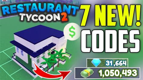 ⚠️new Codes⚠️restaurant Tycoon 2 Roblox Codes 2023 Restaurant Tycoon