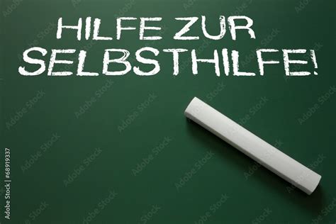 Hilfe Zur Selbsthilfe Stock Illustration Adobe Stock