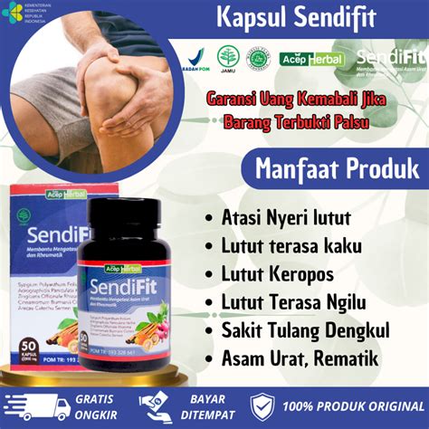 Jual Obat Pelumas Sendi Lutut Kaku Sakit Cedera Bengkak Kopong Keropos