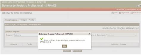 Como Fazer Registro No Ministerio Do Trabalho Trabalhador Esfor Ado