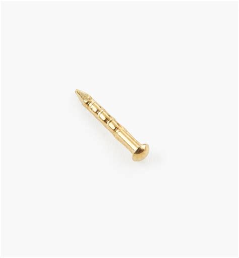 Brass Plated Escutcheon Pins Lee Valley Tools