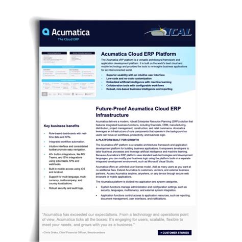 Acumatica Cloud Erp Platform Built For Growth