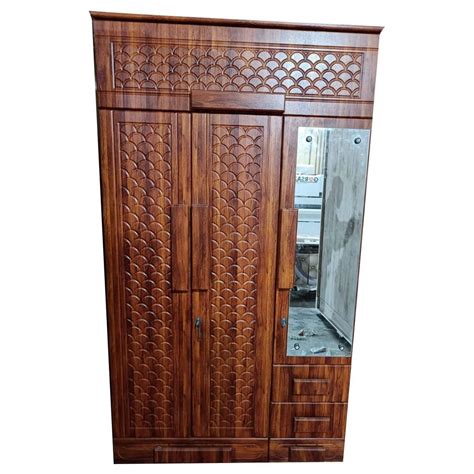 Doors Brown Wooden Almirah With Locker At Rs Piece In New