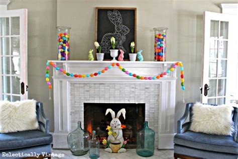 20 Vibrant Diy Easter Themed Mantel Designs Home Design Lover