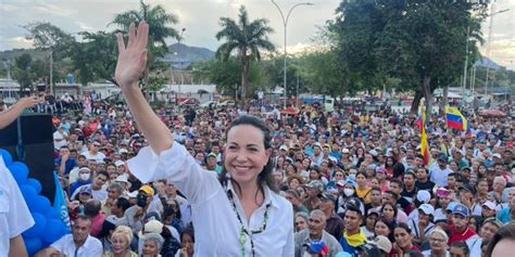 María Corina Machado agradece respaldo de Voluntad Popular Me