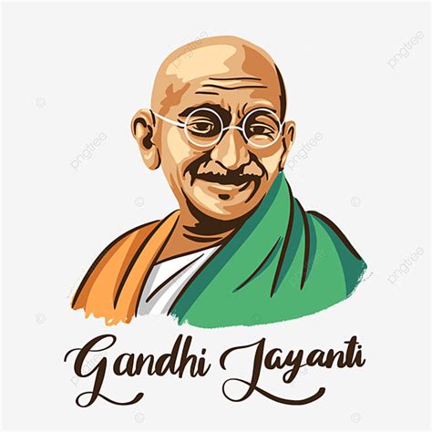 Gandhi Clipart Hd PNG, India Gandhi Jayanti Gandhis Birthday, Gandhi ...