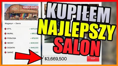 KUPIŁEM NAJDROŻSZY SALON GIER GTA ONLINE YouTube