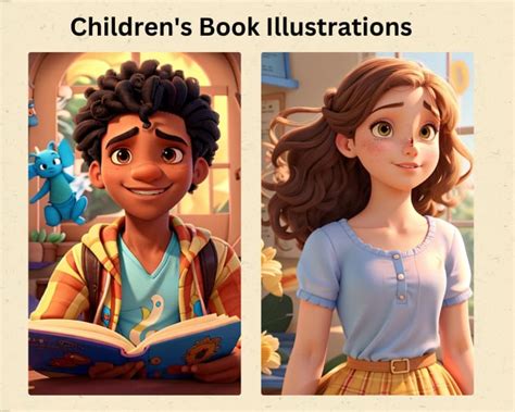 Captivating childrens book art african american characters by ...