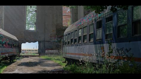 ArtStation - Abandoned Trainstation, Tyler Ryan | Old abandoned ...