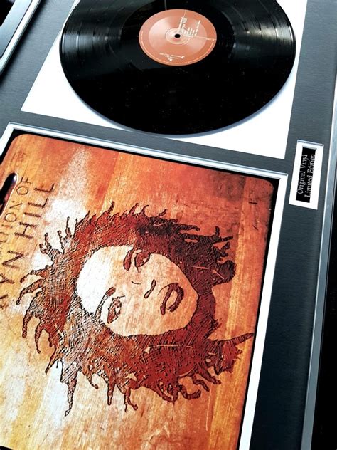 The Miseducation of Lauryn Hill-Framed Genuine Vinyl Album & Cover - Icon Republic