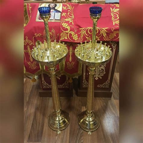 Напольный подсвечник на 24 свечи - Церковная лавка