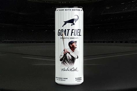 GOAT Fuel Puts The Legendary Babe Ruth On An Energy Drink