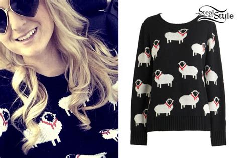 Meghan Trainor: Sheep Print Sweater | Steal Her Style