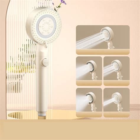 Shower Head for Kids New Multifunction Massage Showerhead With Pressurized Comb Nozzle Flexible ...