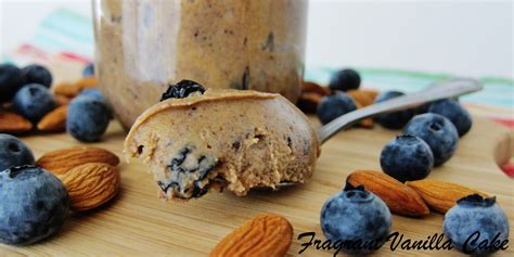 Raw Blueberry Muffin Batter Almond Butter | Fragrant Vanilla Cake