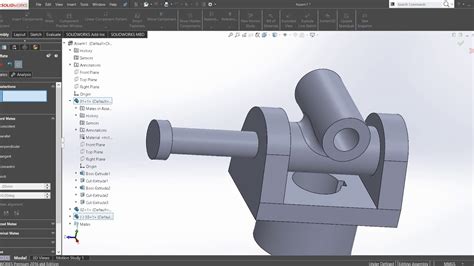 Solidworks Type Of Mate Universal Joint Youtube