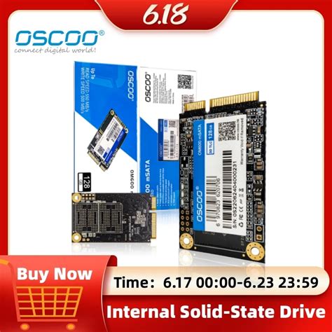 OSCOO MSATA Internal SSD 256GB 512GB SATA 3 6Gb S 3D NAND Mini Solid