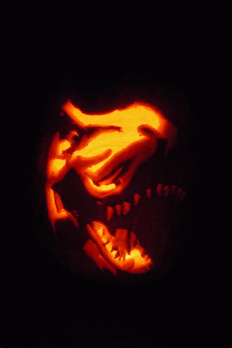 T-rex Pumpkin by 60sDude on DeviantArt