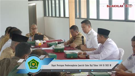 Kemenag Mesuj Bahas Persiapan Pemberangkatan Jamaah Calon Haji Tahun