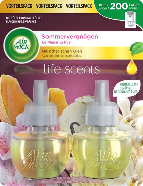 Airwick Lufterfrischer Duftstecker Sommervergn Gen Nachf Llpack Ml