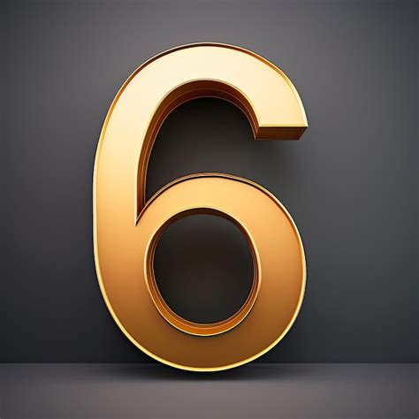 Number 6 | Premium AI-generated image
