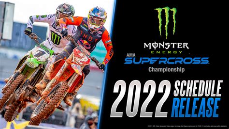 2022 Monster Energy AMA Supercross Schedule Released - Feld Entertainment