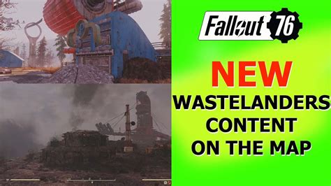 Fallout New Wastelanders Content On The Map Youtube