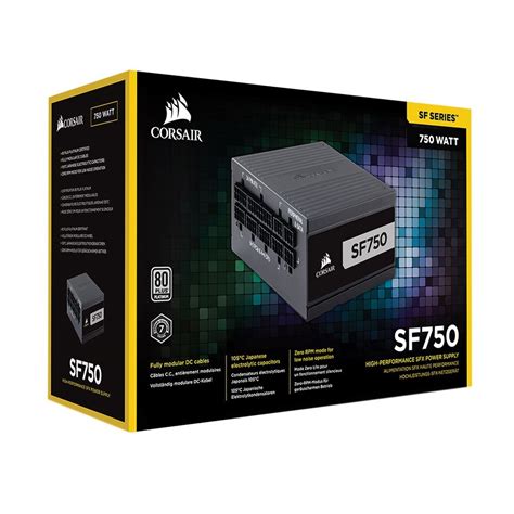 Corsair Sf Series Sf750 750 Watt 80 Plus Platinum Sfx Uk Power Supply