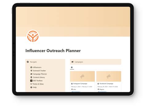 Influencer Outreach Planner SEOperate