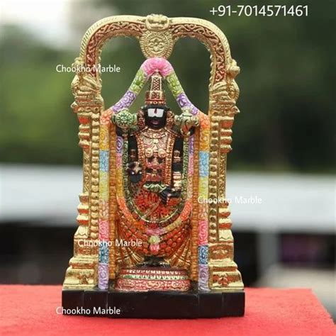 Marble Tirupati Balaji Statue 12 Inches Height Temple At Rs 25000 In