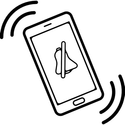 Vibrant Mobile Phone in Silent Mode