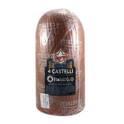 Mortadella Bologna IGP 4 Castelli Negroni A Fette Gr 200 Circa