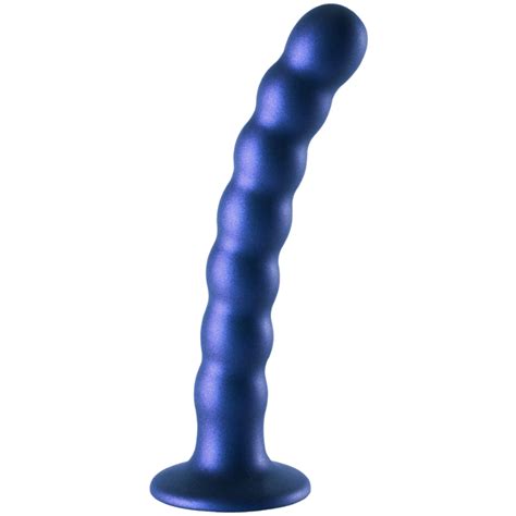 OUCH Anální kuličkové dildo Beaded Lust modré cm modré