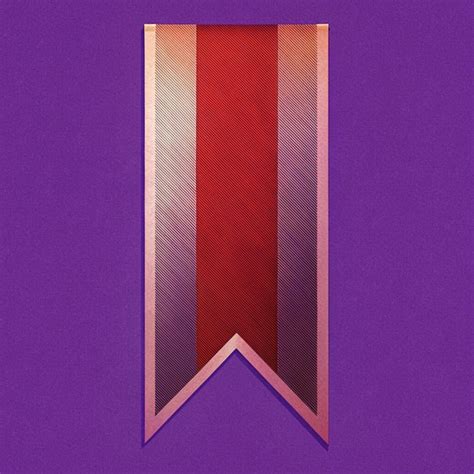 A purple background with a red and white striped ribbon | Premium AI ...