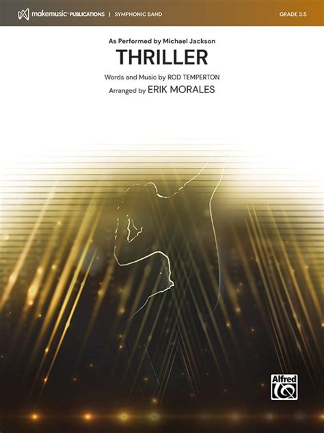 Thriller: Concert Band Conductor Score & Parts: Rod Temperton | Sheet Music