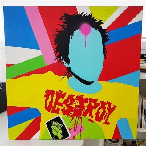 Faceless Pop Art Johnny Rotten Sex Pistols