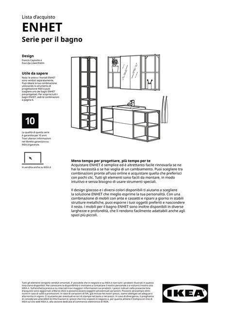 Ikea Enhet Guida Acquisto E Montaggio Per Arredo Bagno