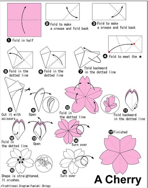 3simple Sakura Origami Joepisco