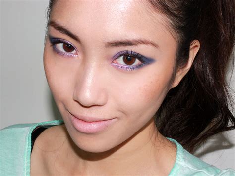 Jason Wu A/W 2013 Inspired Blue Purple Smoky Cat Eye Makeup Tutorial ...