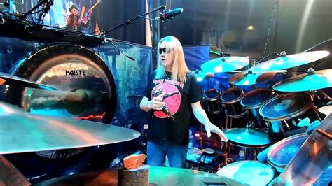 Iron Maiden Nicko S New Drums The Future Past Video Dailymotion