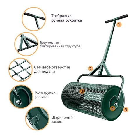 Разбрасыватель/Сеялка Сеялка ручная,Высокоуглеродистая сталь, 42*42 ...