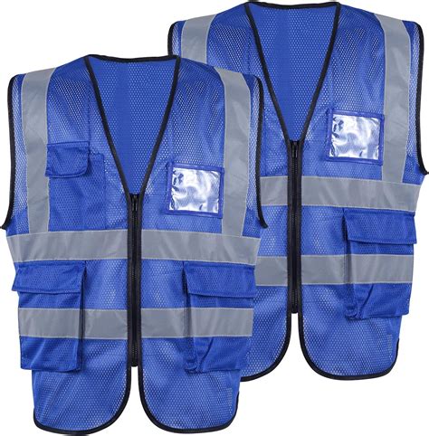 Fonirra Hi Vis Pack Safety Mesh Vest For Men Ansi Class High