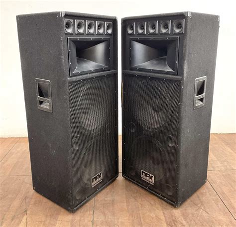 Lot Pair Dfx Professional Audio Speaker System